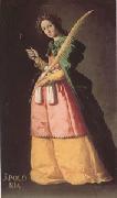 Francisco de Zurbaran St Apollonia (mk05) oil painting on canvas